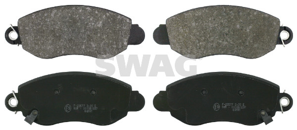 stabdžių trinkelių rinkinys, diskinis stabdys - 50 91 6425 SWAG